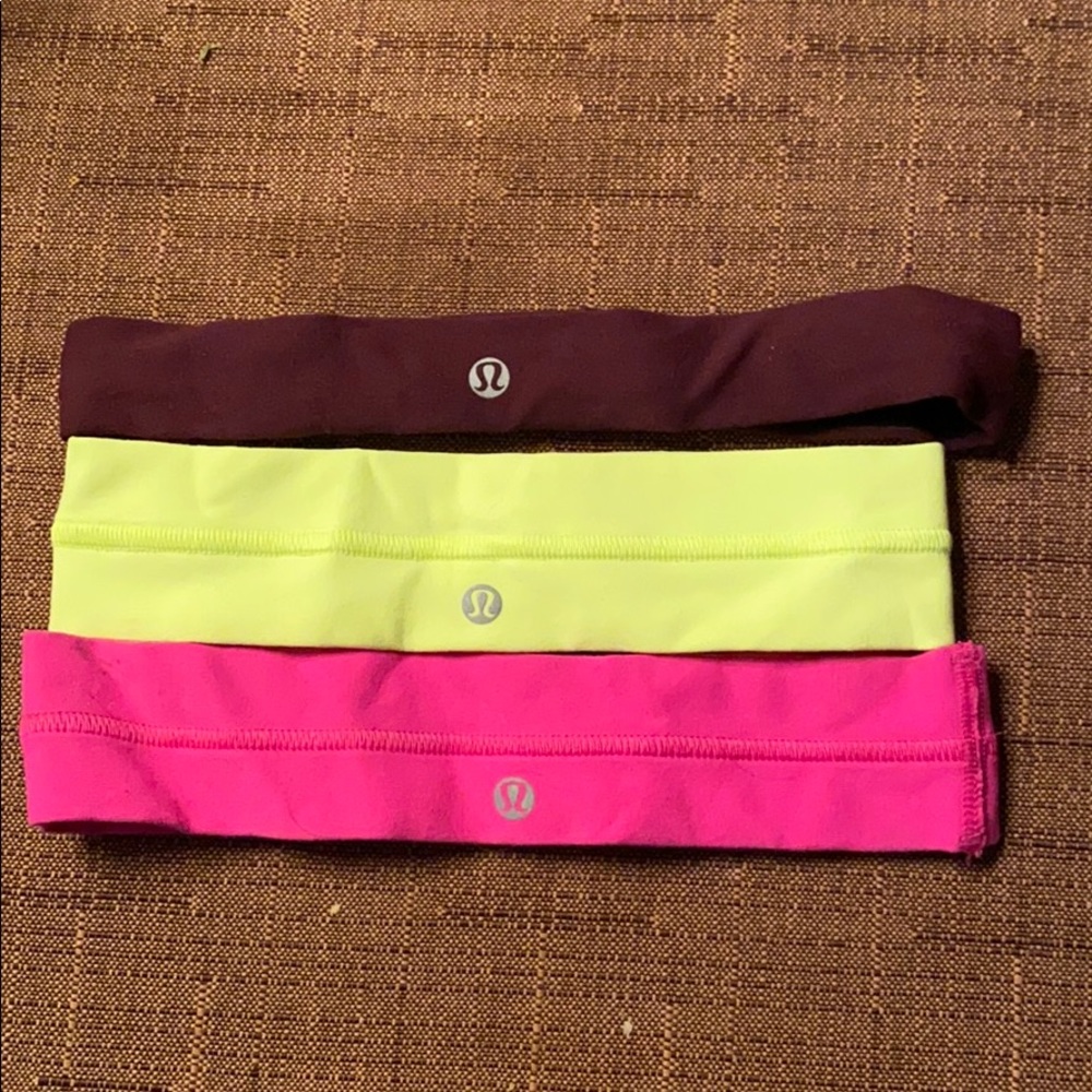 3 Lululemon headbands